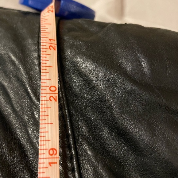 Olimo Oversized Leather Jacket. Unisex. - Picture 4 of 8